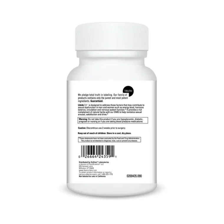 DaVinci Labs Libido 90 Veg Capsule - Image 3