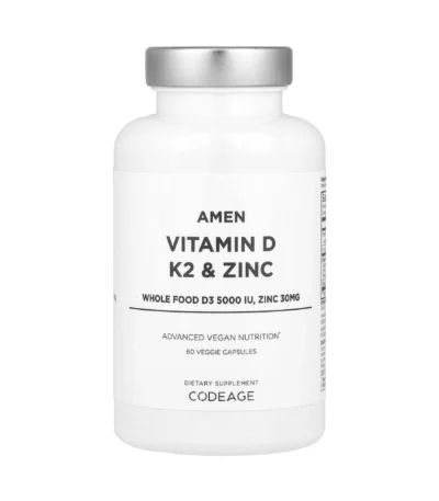 Amen Vitamin D, K2 & Zinc