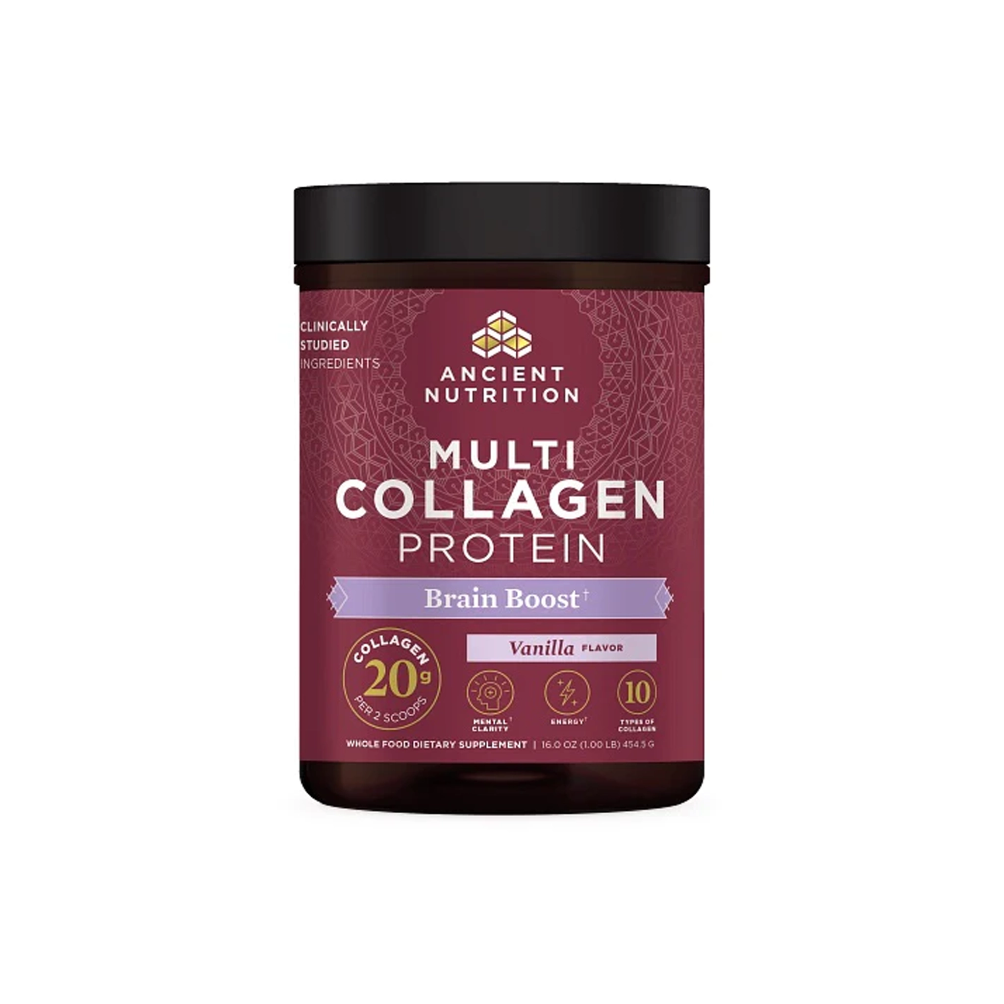 Ancient Nutrition Multi-Collagen Protein Brain Boost