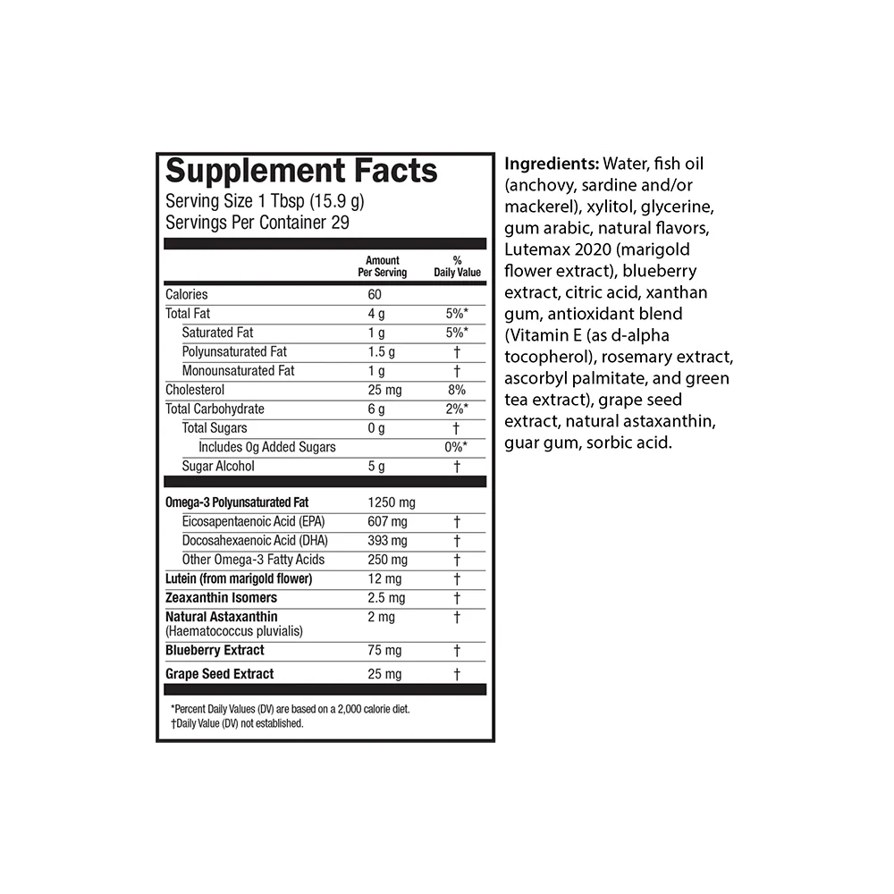 Eye Remedy™ - Tangerine Smoothie Fish Oil - Image 2