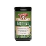 Barlean's Organic Greens – Premium Superfood Blend for Energy, Detox, and Overall Wellness – 8.47 Oz