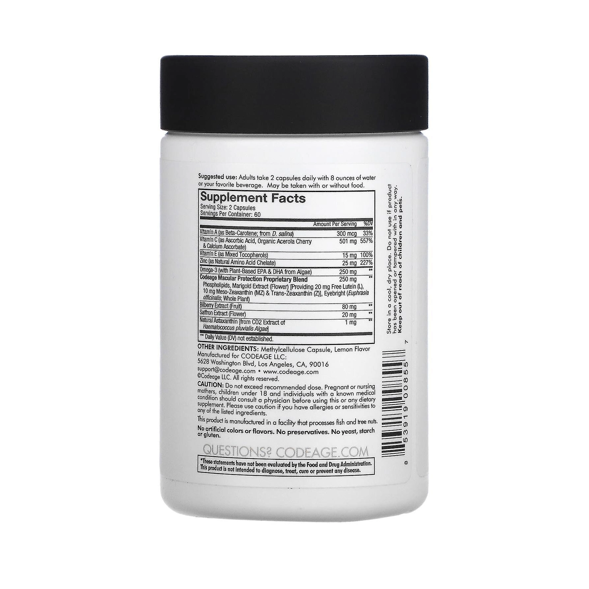 Codeage Eyes Vitamin Macular Health Complex - Image 2