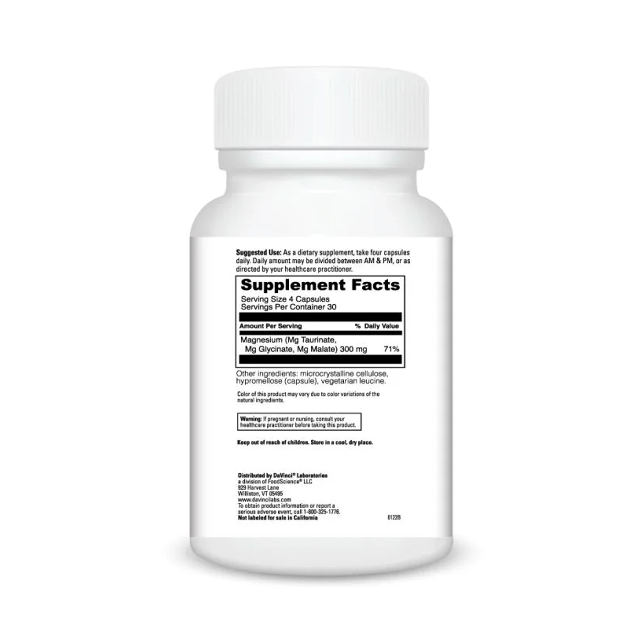 DaVinci Laboratories TriMag 300 - 120 Capsules - Image 2
