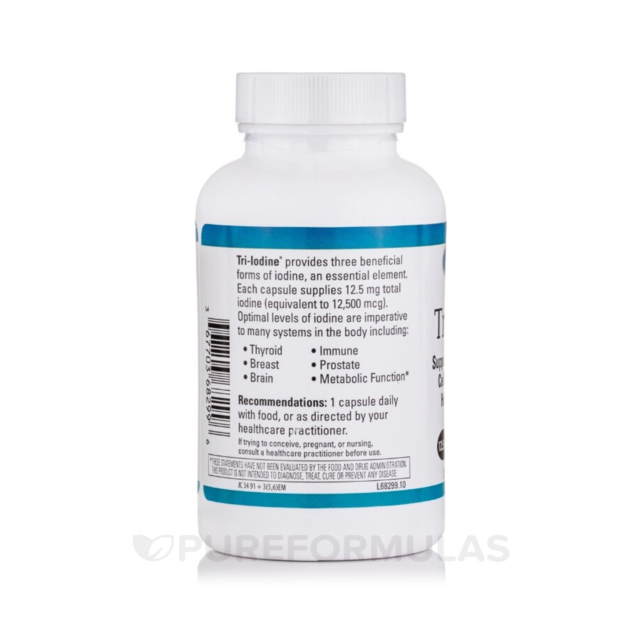 EuroMedica Tri-Iodine – Advanced Thyroid Function Support - 90 Capsules - Image 2