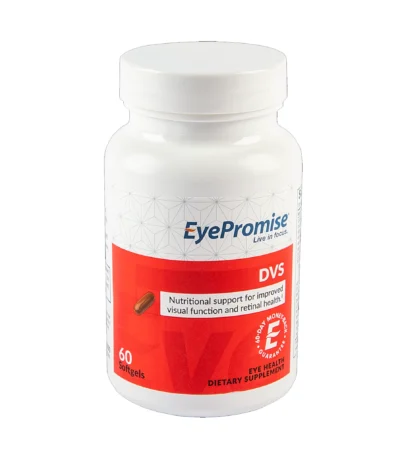 EyePromise DVS Eye Vitamin – Retinal Support and Improved Visual Function - 60 Count Soft Gel