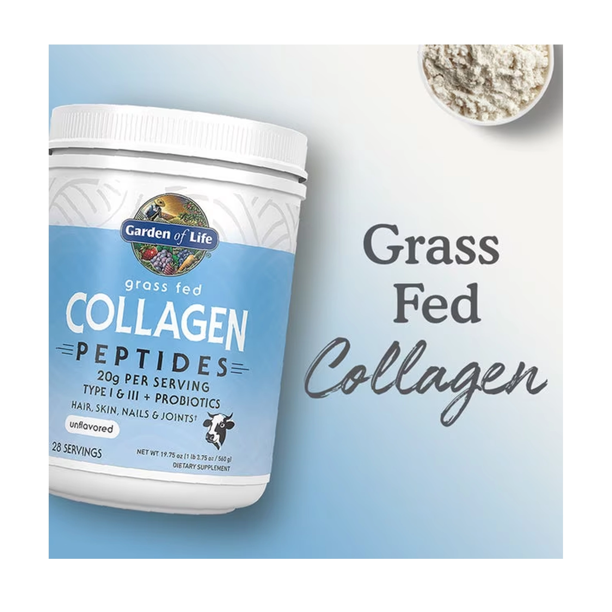 Grass Fed Collagen Peptides Powder – Pure, Natural Support for Skin, Hair, and Joint Health - Image 2