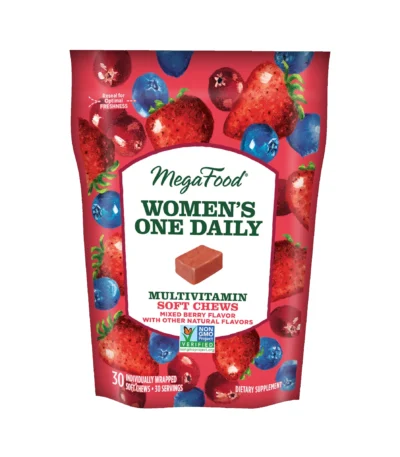 MegaFood Women’s Multivitamin Soft Chews – Mixed Berry Flavor