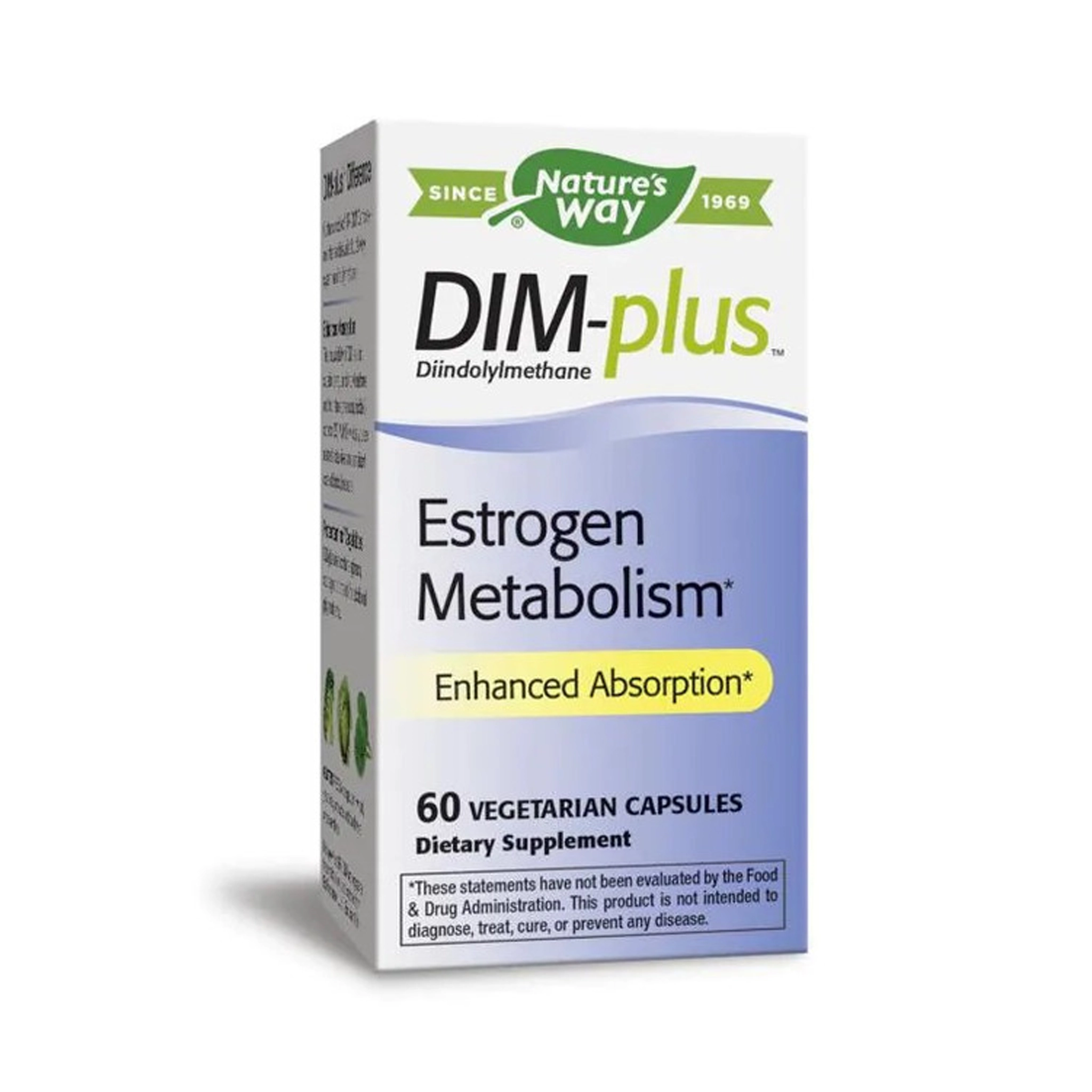Nature's Way DIM-Plus Estrogen Metabolism Support – 60 Vegetarian Capsules - Image 2