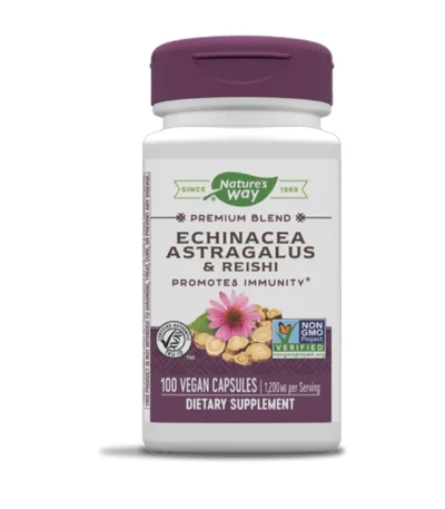 Nature's Way Echinacea Astragalus & Reishi - 100 Capsules