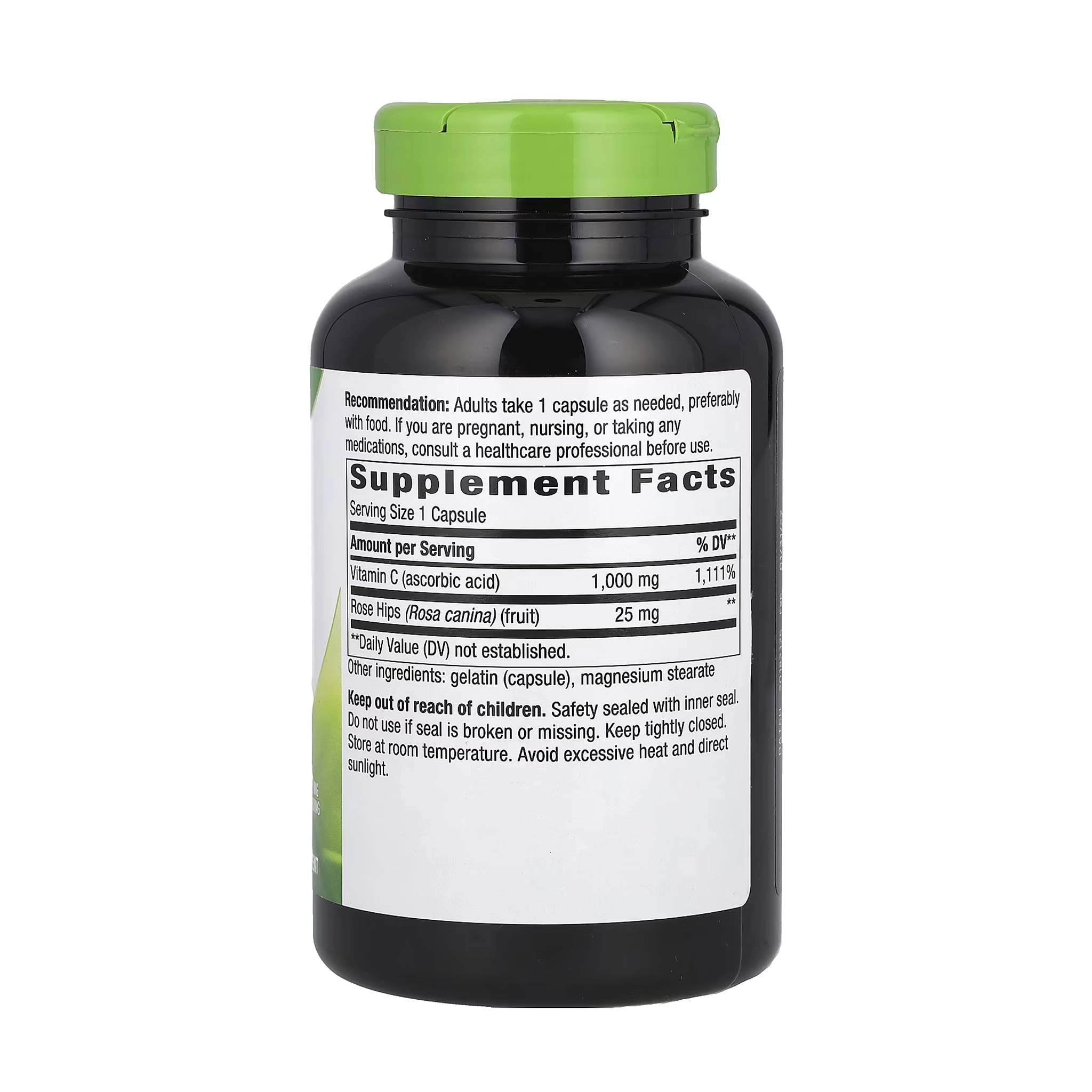 Natures Way Extra Strength Vitamin C with Rose Hips 100 capsules - Image 2