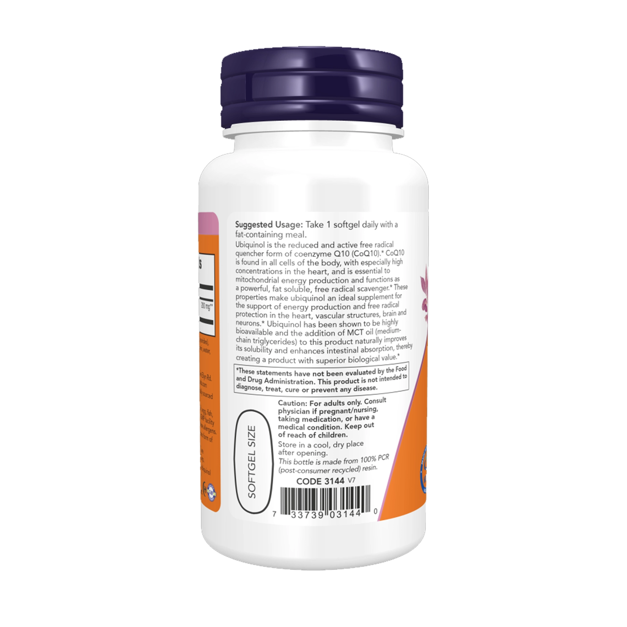 NOW Supplements, Berberine Glucose Support, Combined with MCT Oil -  90 Softgels - Image 3
