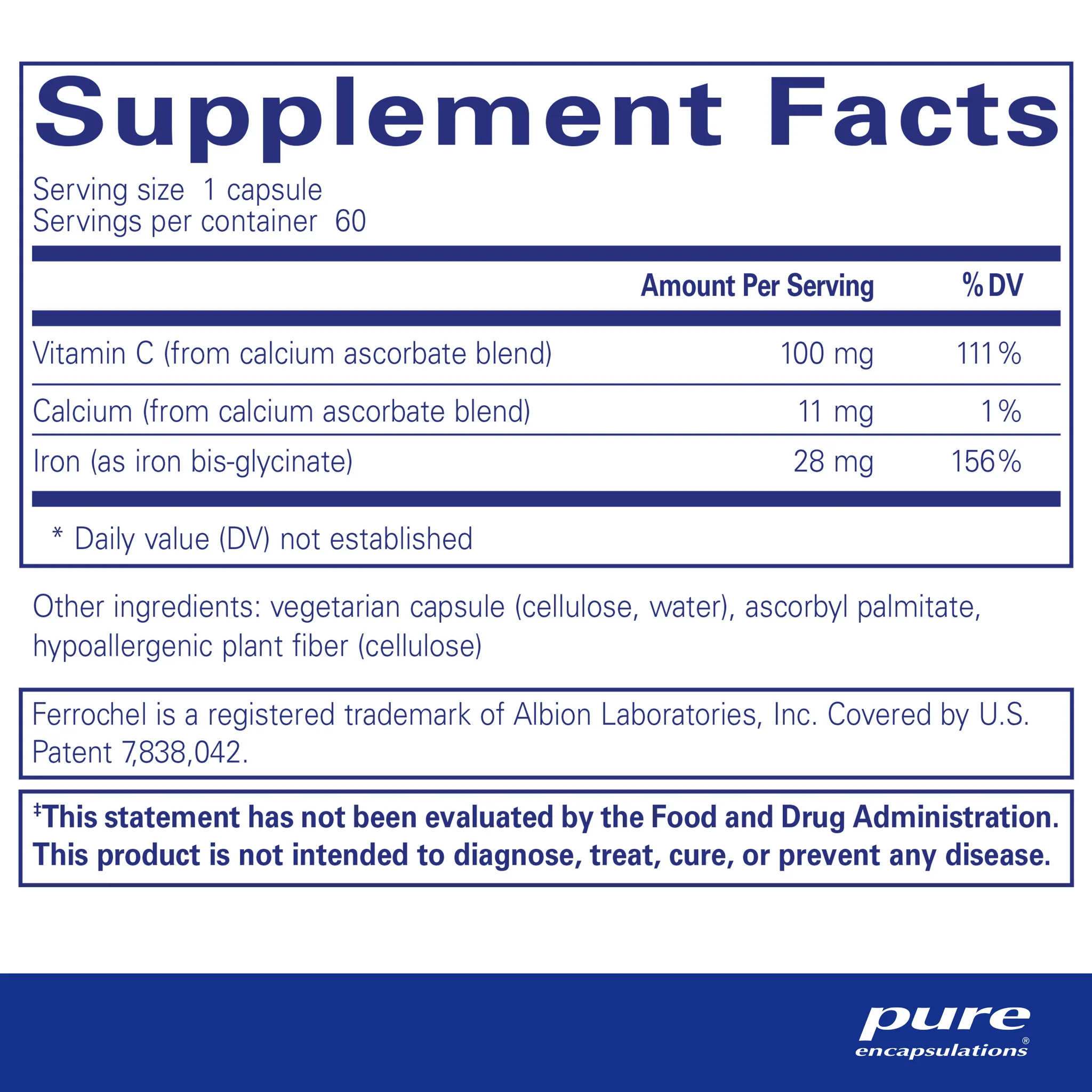 Pure Encapsulations OptiFerin-C Supplement - Image 6