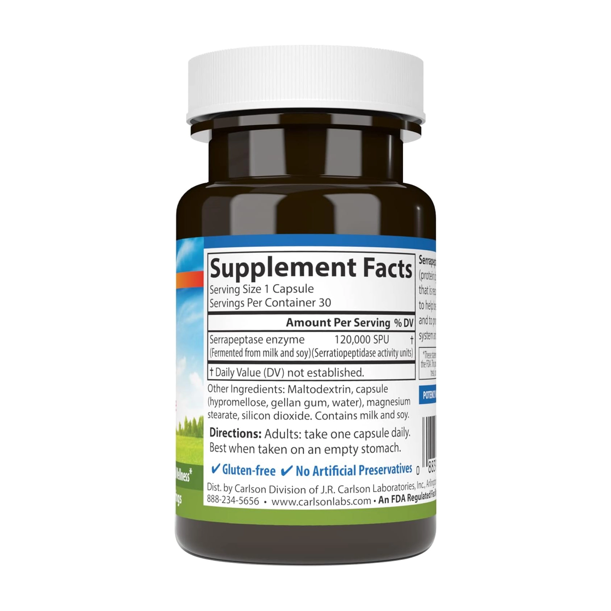 Serrapeptase 120,000 SPU – High-Potency Delayed-Release Enzyme for Inflammation and Whole-Body Support - Image 3