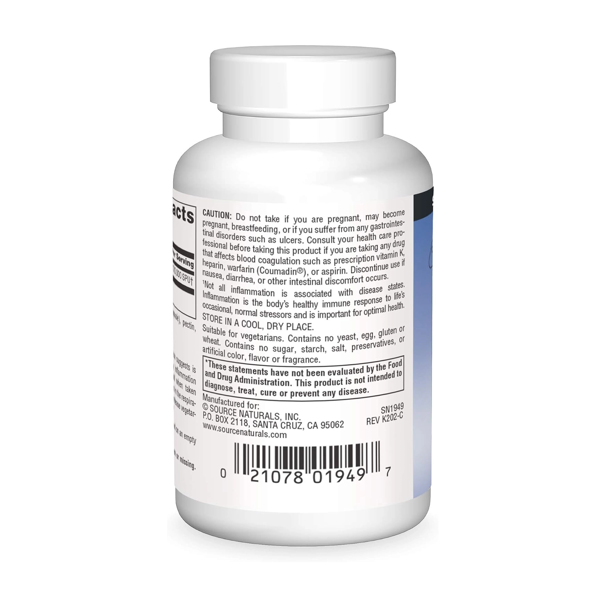 Serrapeptase Whole Body Systemic Vegetarian and Delayed-Release Enzyme – 120 Capsules - Image 3