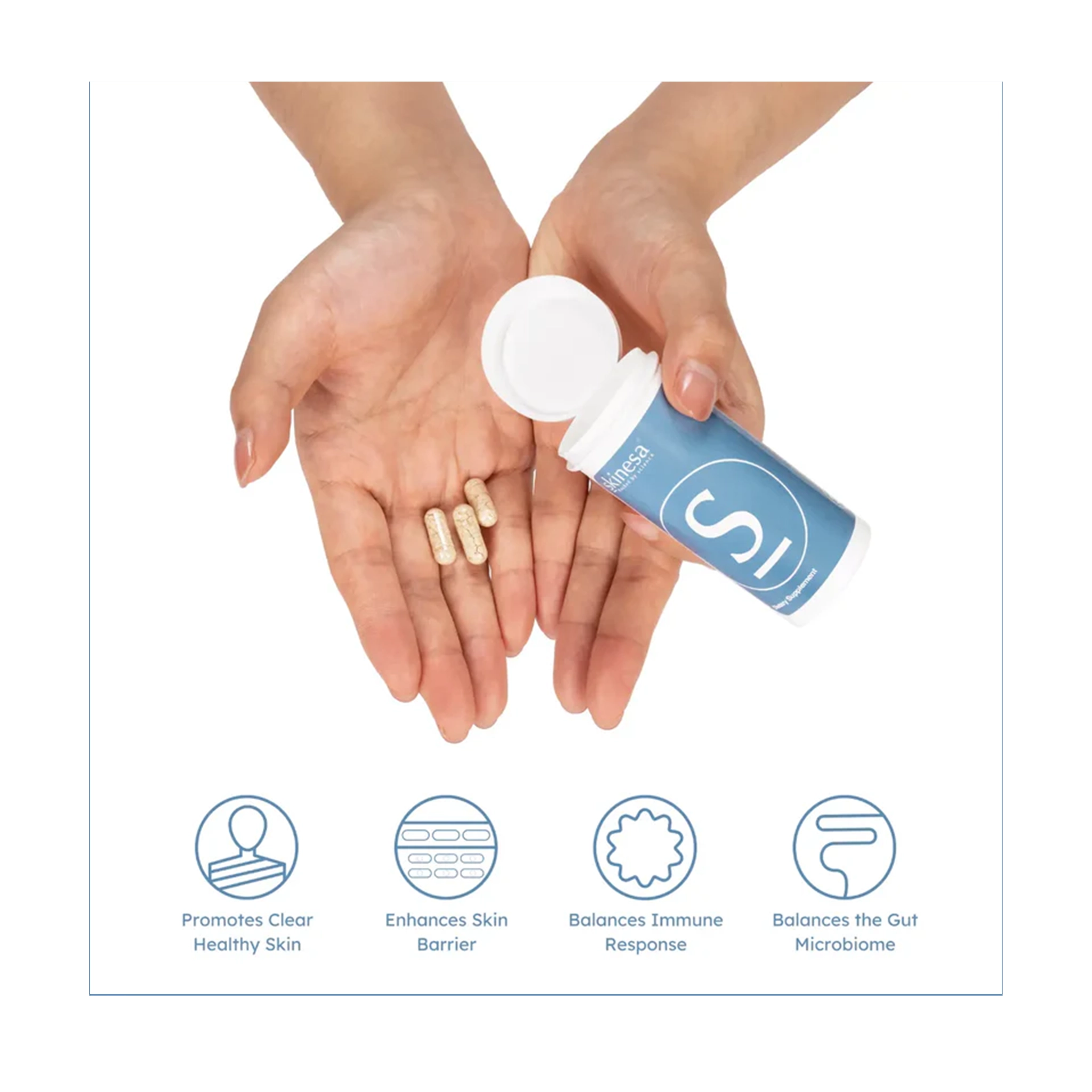 Skinesa Skin Probiotic - 30 Capsules - Image 3