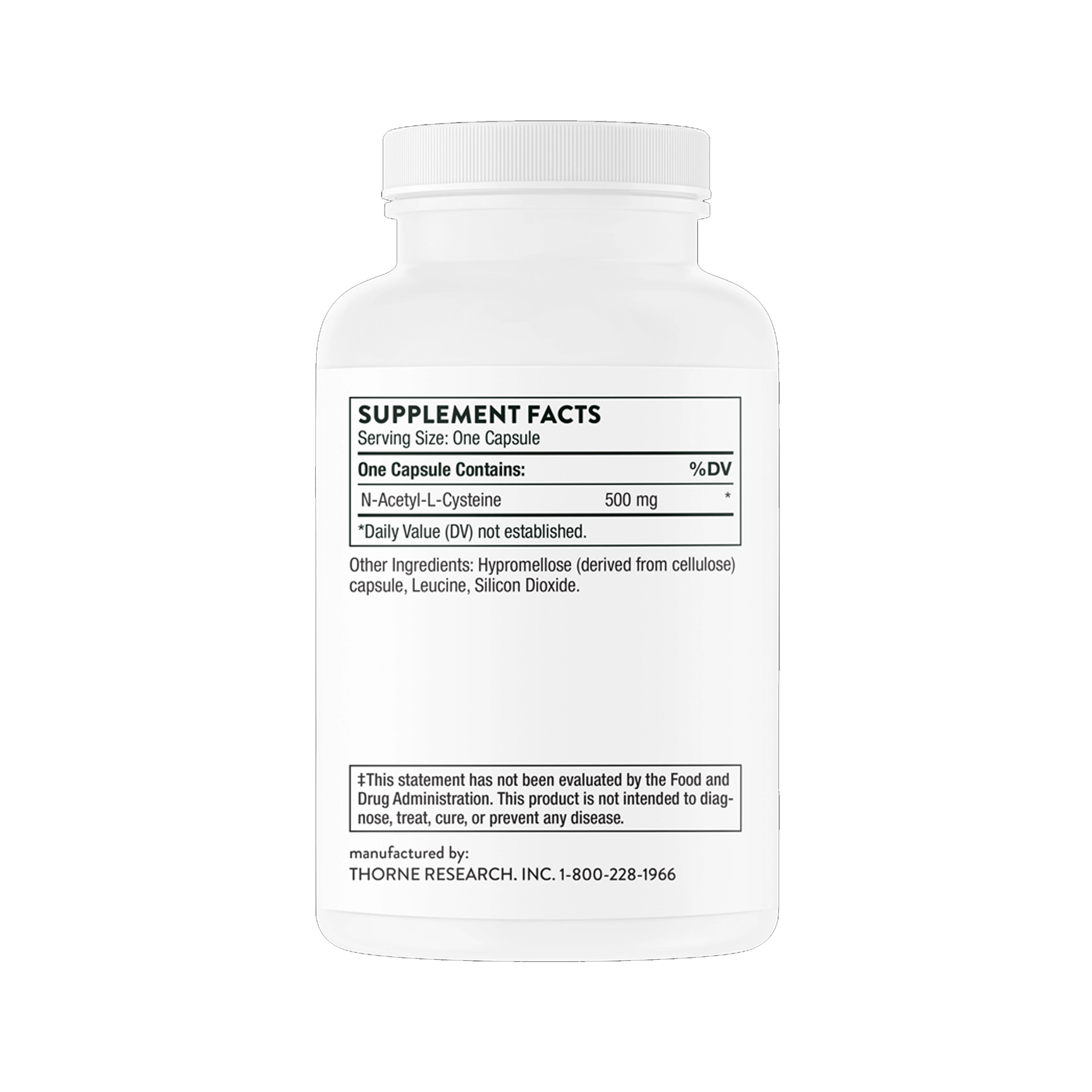 Thorne NAC – 500 mg N-Acetylcysteine Antioxidant & Liver Support - Image 4