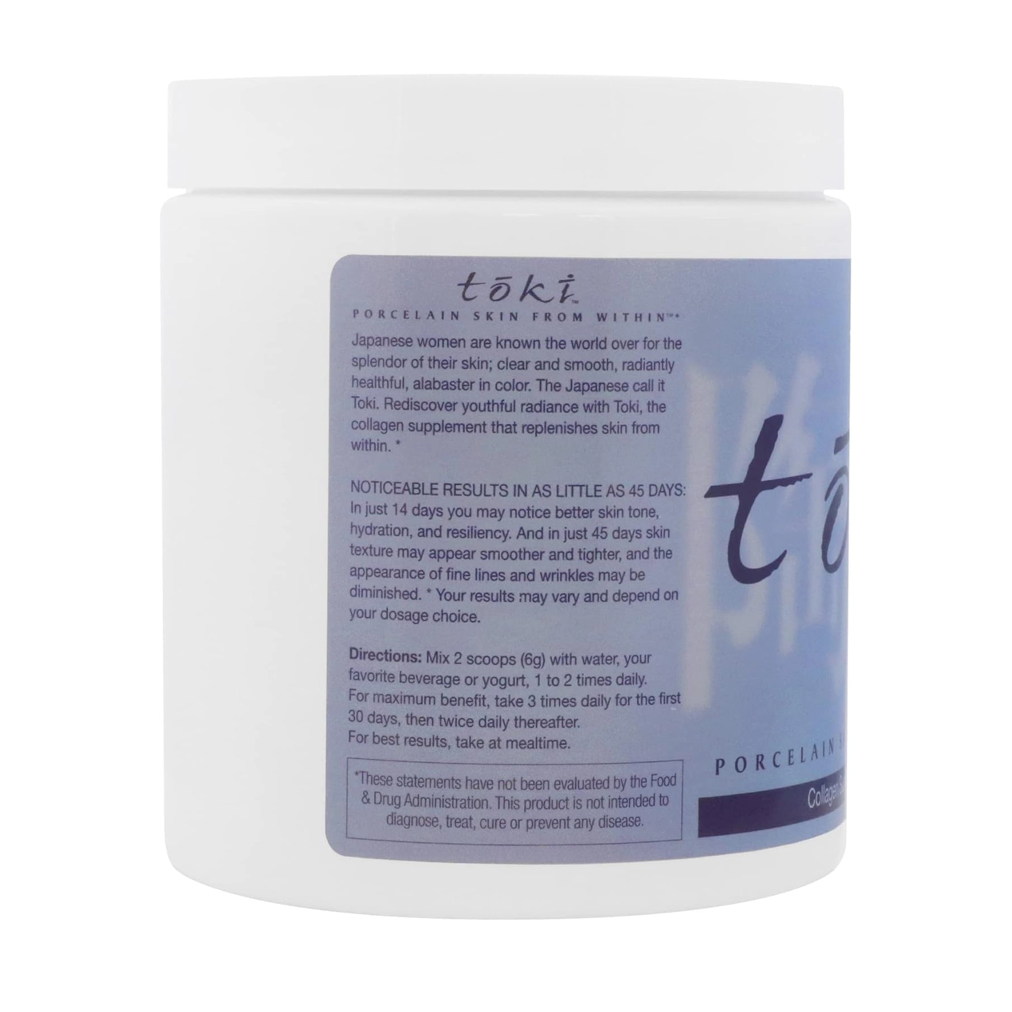 Toki™ Powder For porcelain skin from within– 180 gram jar - Image 8