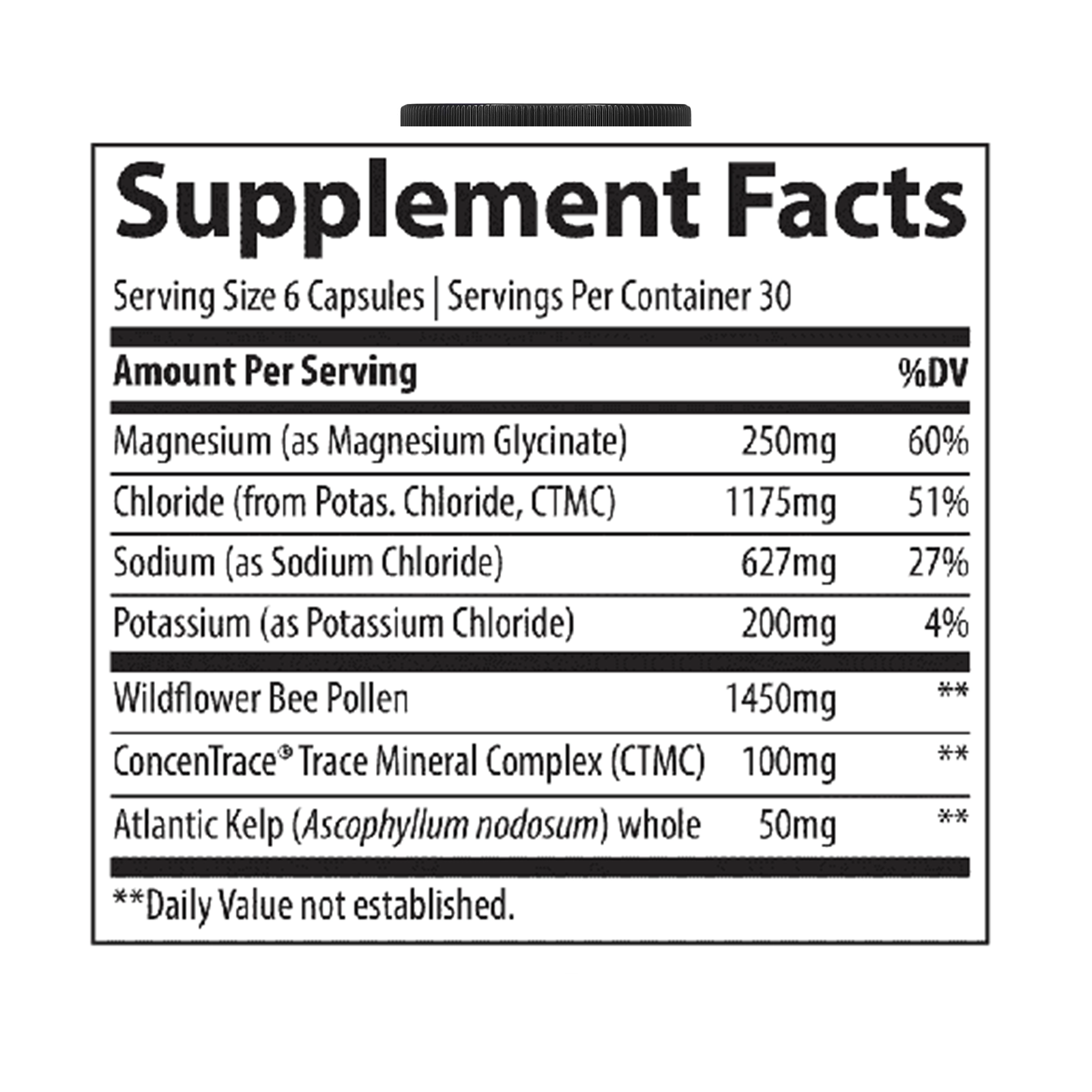 Trace Minerals Ancestral Wholefood Minerals-180 Capsules - Image 3