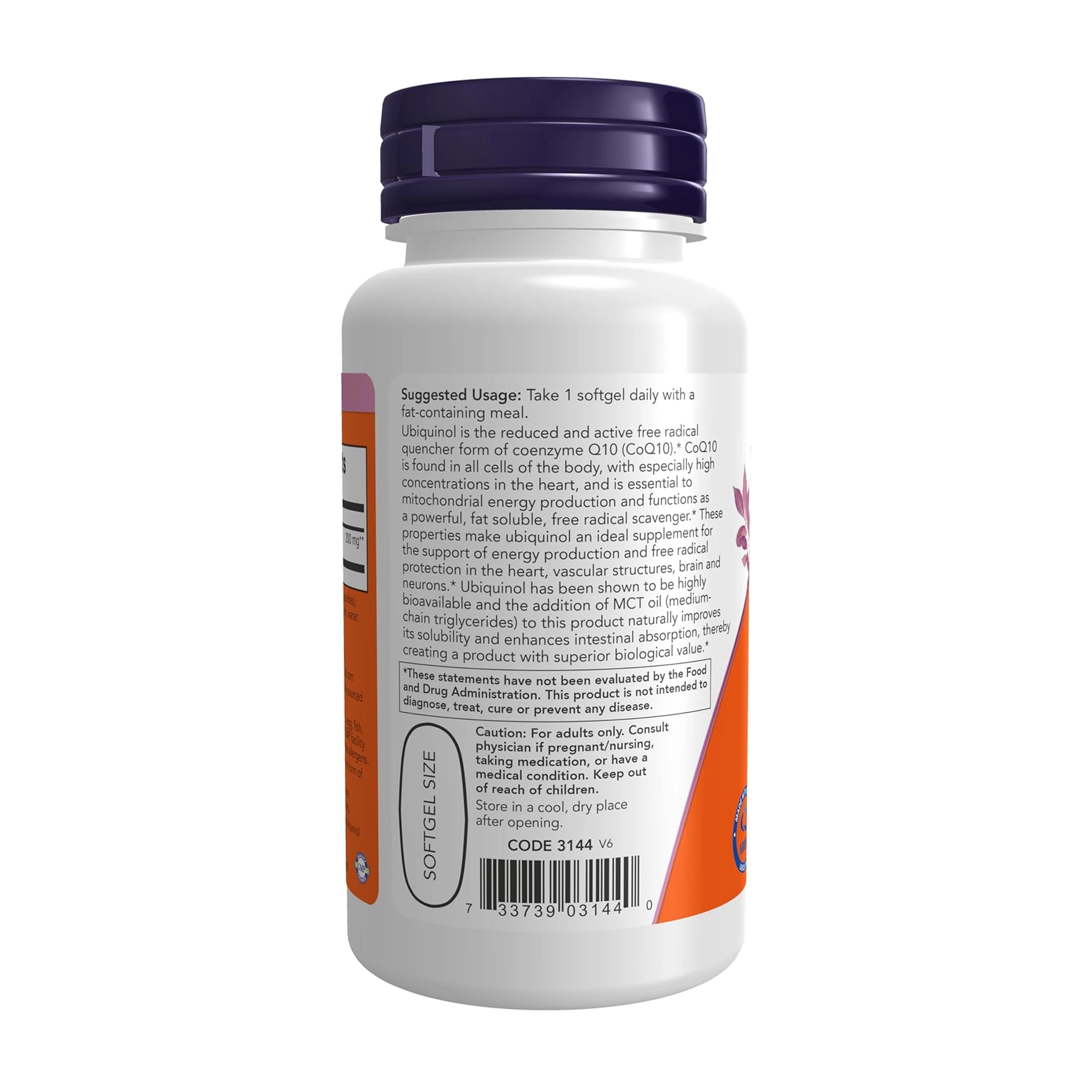 Ubiquinol Extra Strength 200 mg Softgels – Advanced CoQ10 Antioxidant Support - Image 2