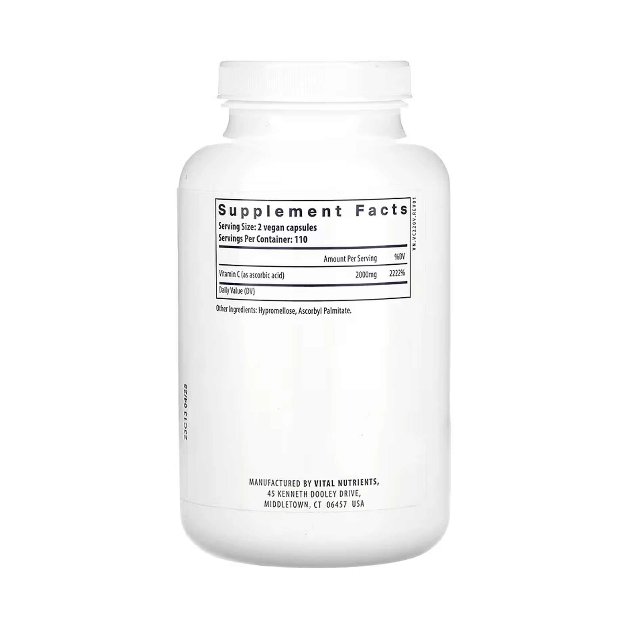 Vital Nutrients Vitamin C – Pure Ascorbic Acid 250g - Image 2
