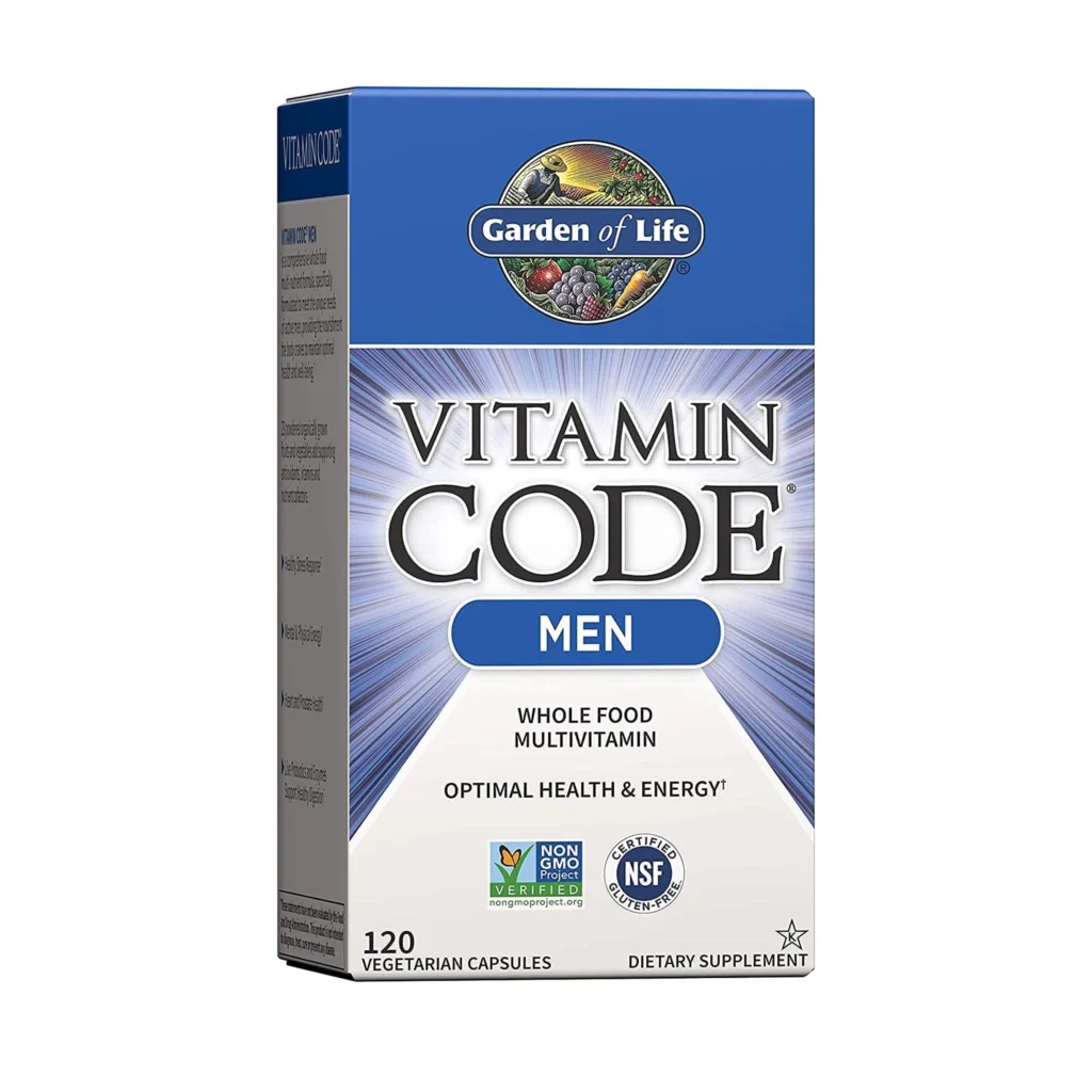 Vitamin Code Men – Comprehensive RAW Whole Food Multivitamin