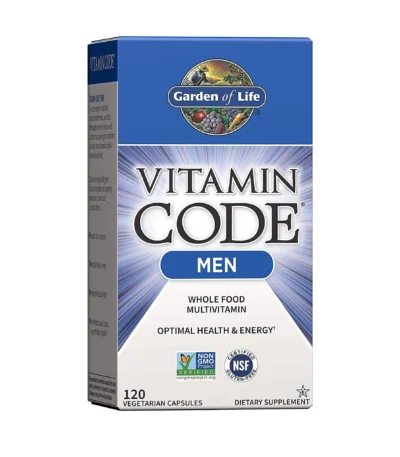 Vitamin Code Men – Comprehensive RAW Whole Food Multivitamin