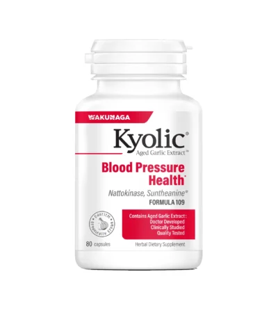 Aged Garlic Extract Formula 109 for Blood Pressure Health