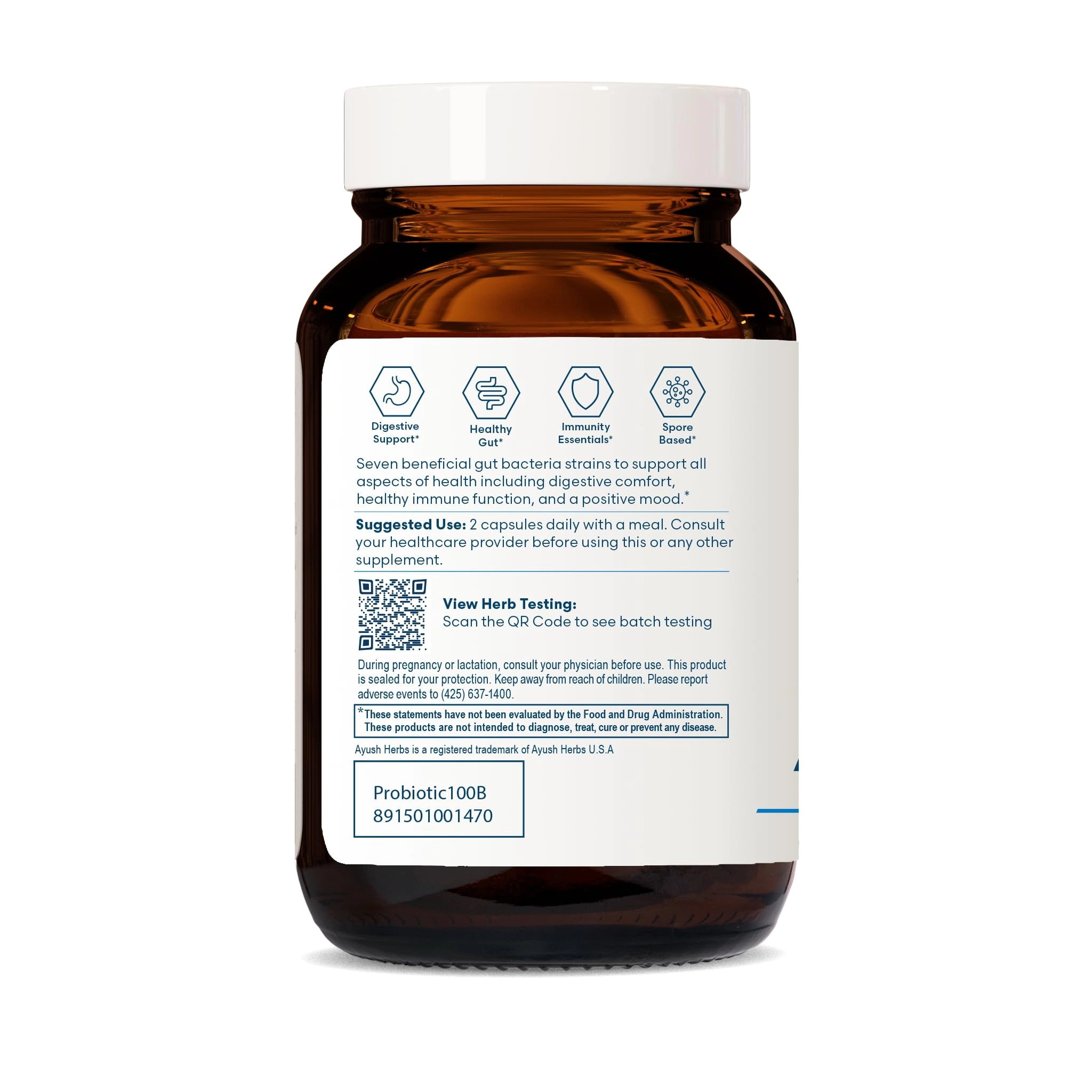 Ayush Herbs Probiotic 100B - Image 3