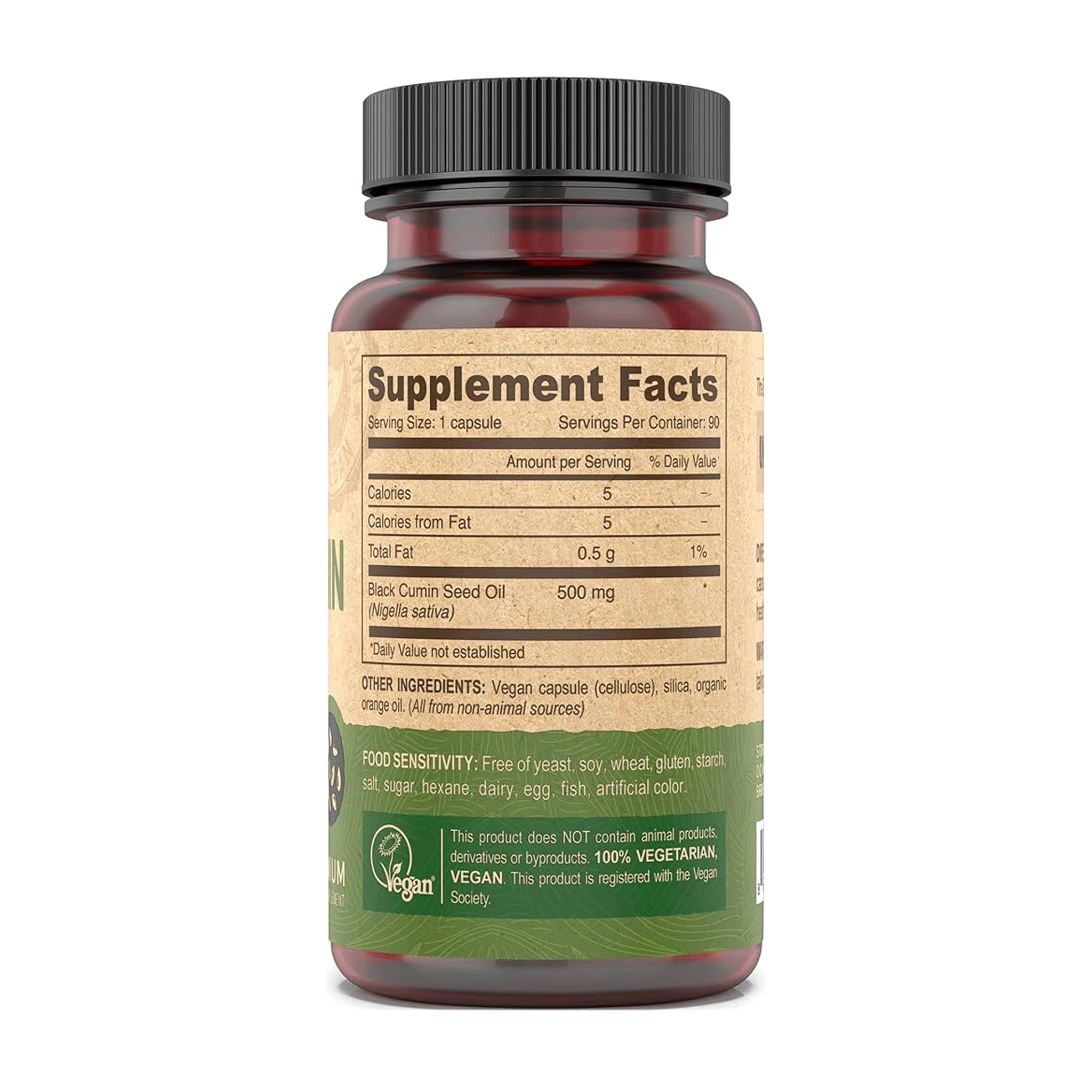 Deva Vegan Black Cumin Seed Oil – Black Seed Oil - Image 3