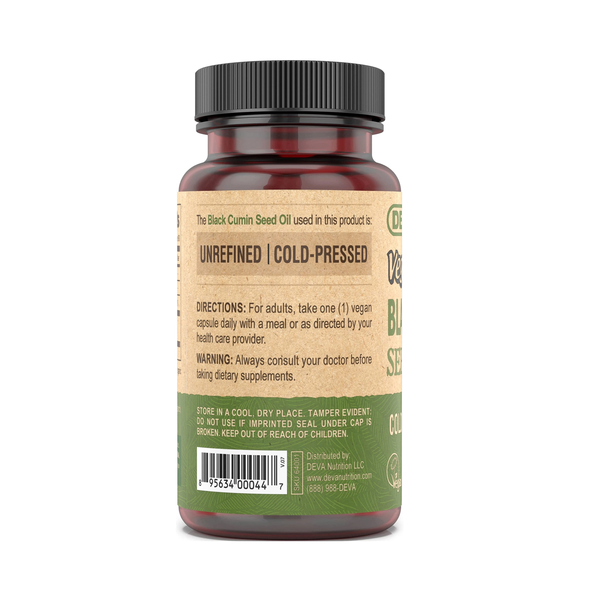 Deva Vegan Black Cumin Seed Oil – Black Seed Oil - Image 2