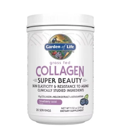 Grass Fed Collagen Super Beauty Blueberry Acai Powder