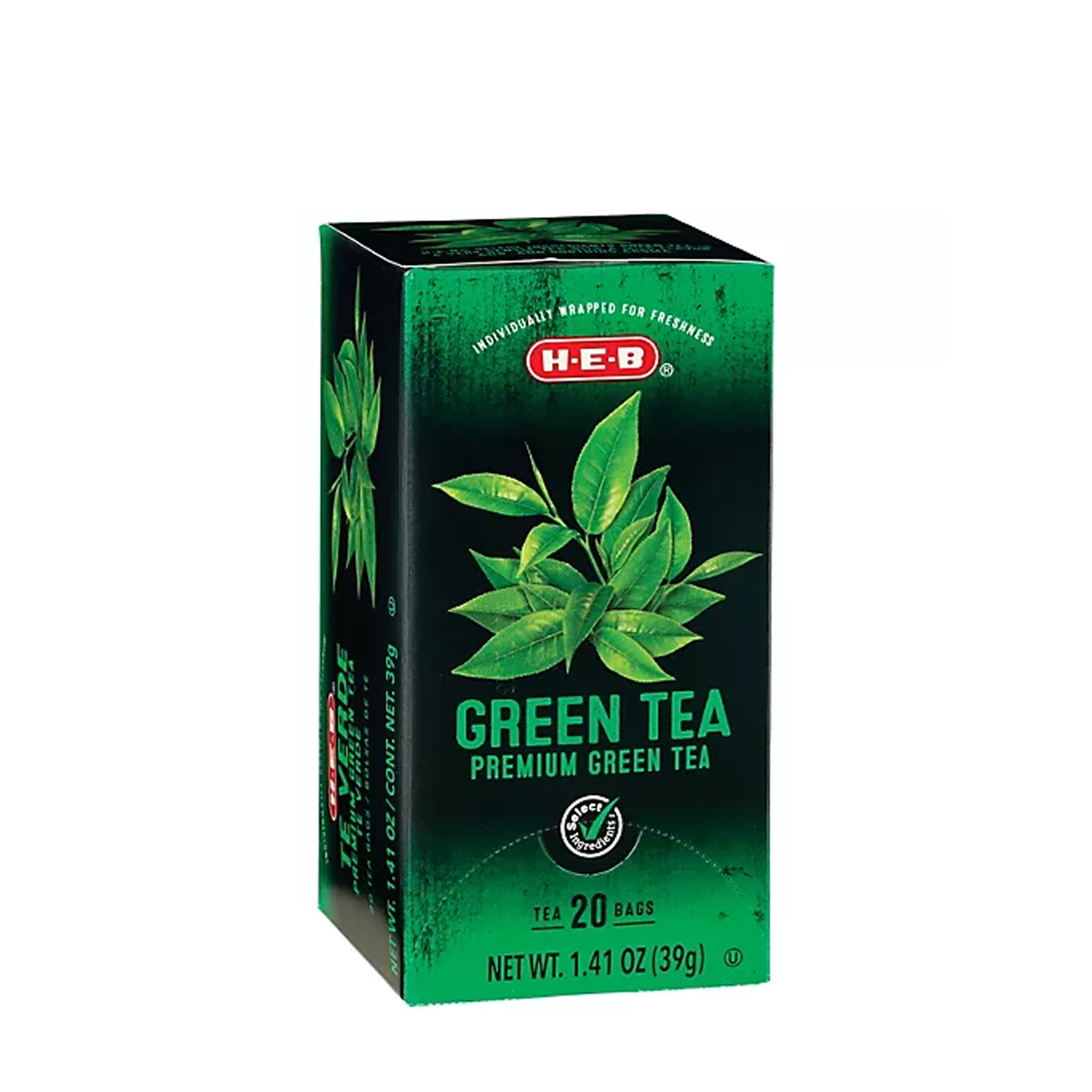 H.E.B Decaffeinated Green Tea Bags