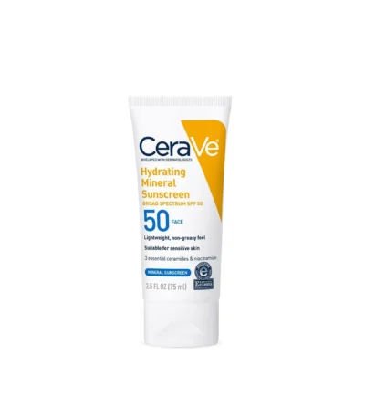 Hydrating Mineral Sunscreen SPF 50 Face Lotion
