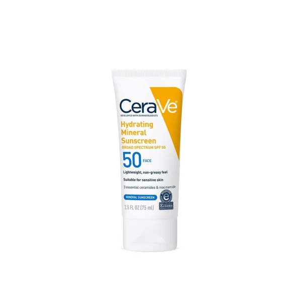Hydrating Mineral Sunscreen SPF 50 Face Lotion