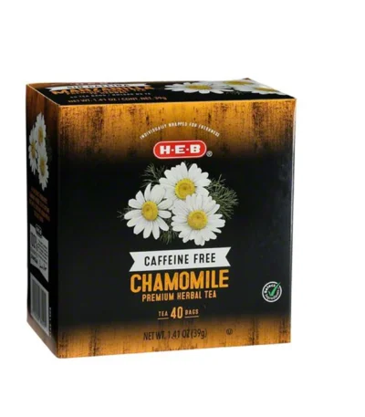 H‑E‑B Premium Caffeine-Free Chamomile Herbal Tea Bags