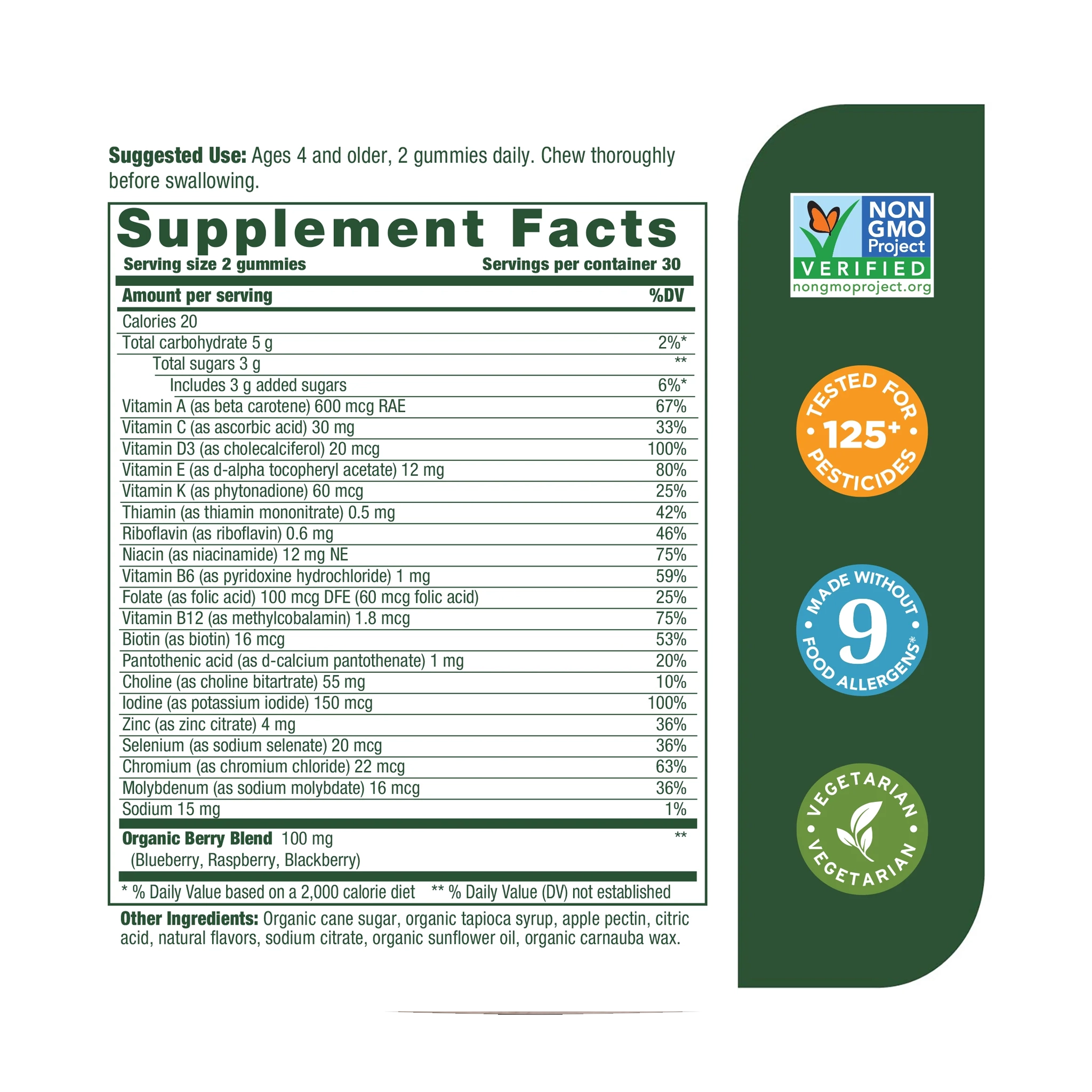 MegaFood Kids Multi Brain & Immune Support - Image 2