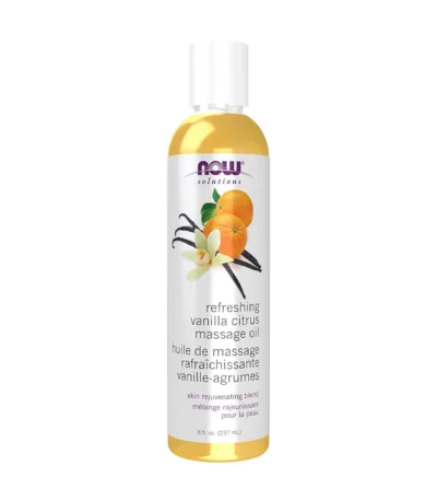 NOW Refreshing Vanilla Citrus Massage Oil