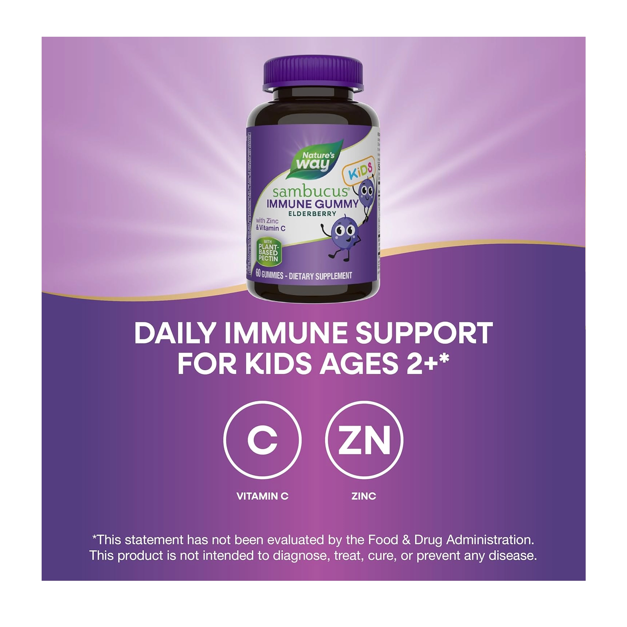 Nature's Way Sambucus Elderberry Gummies Kids - Image 2