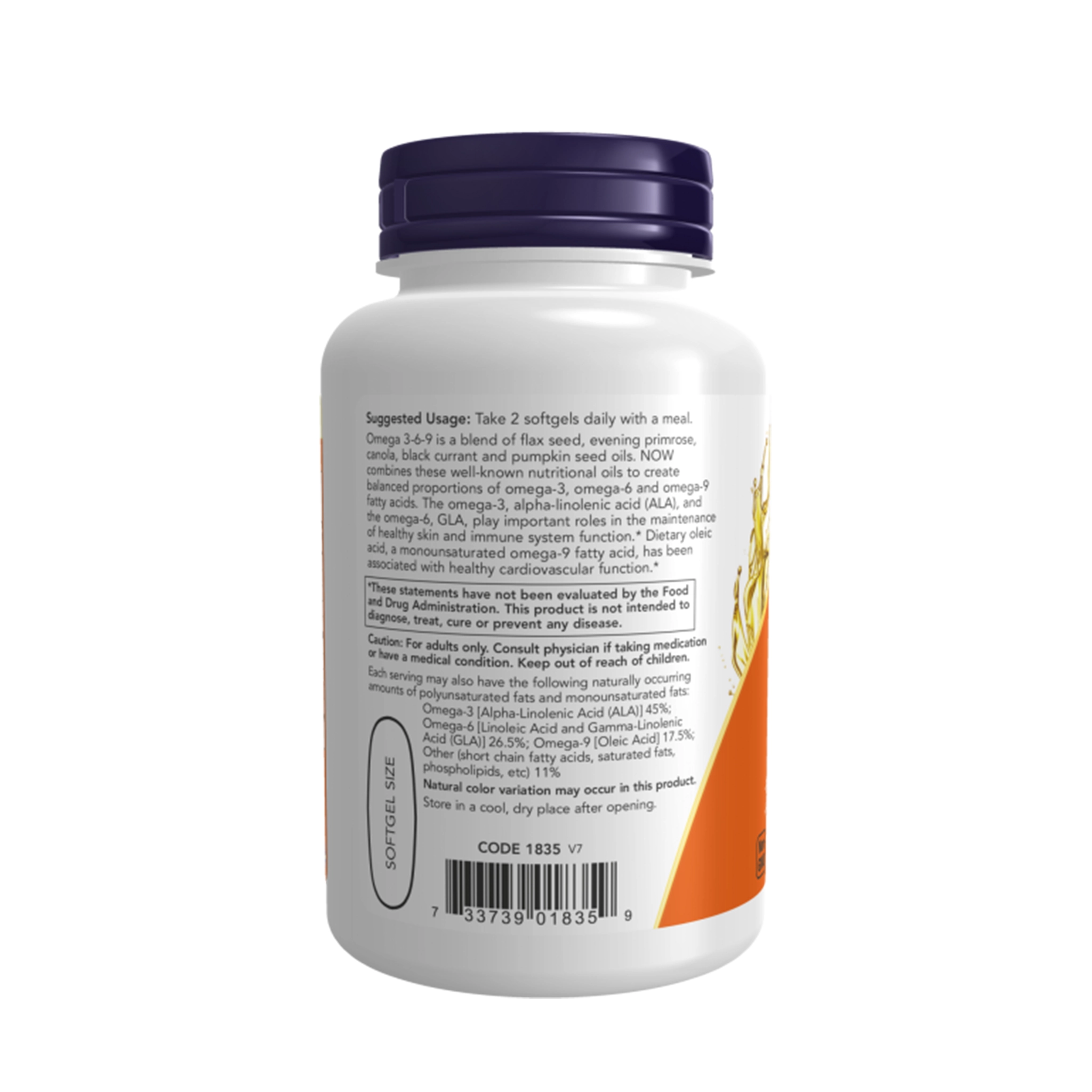 Omega 3-6-9 1000mg 250Softgels - Image 2