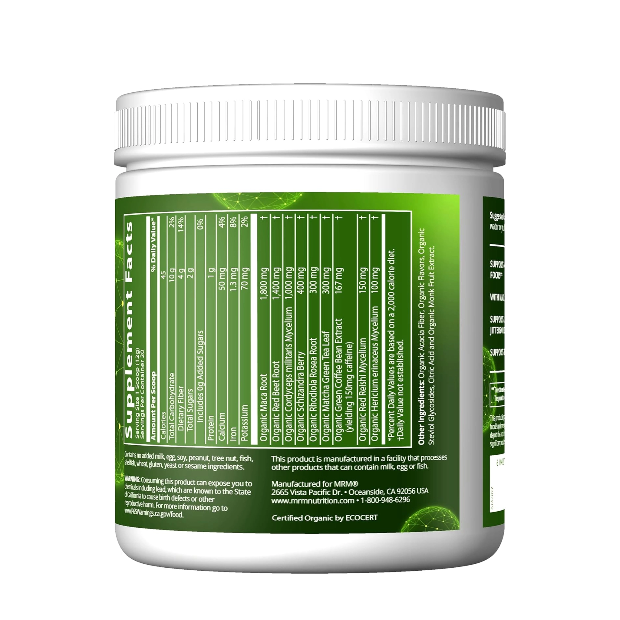 Organic Pre-Workout - Island Fusion Flavor - Image 2