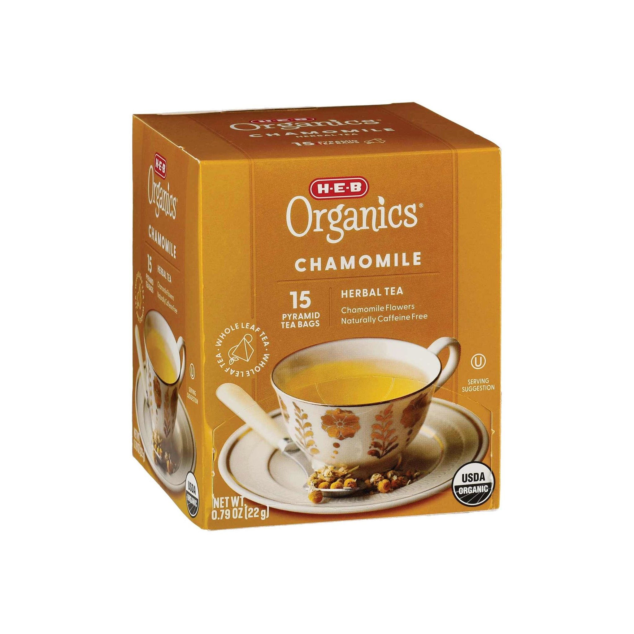 Organics Chamomile Pyramid Herbal Tea Bags