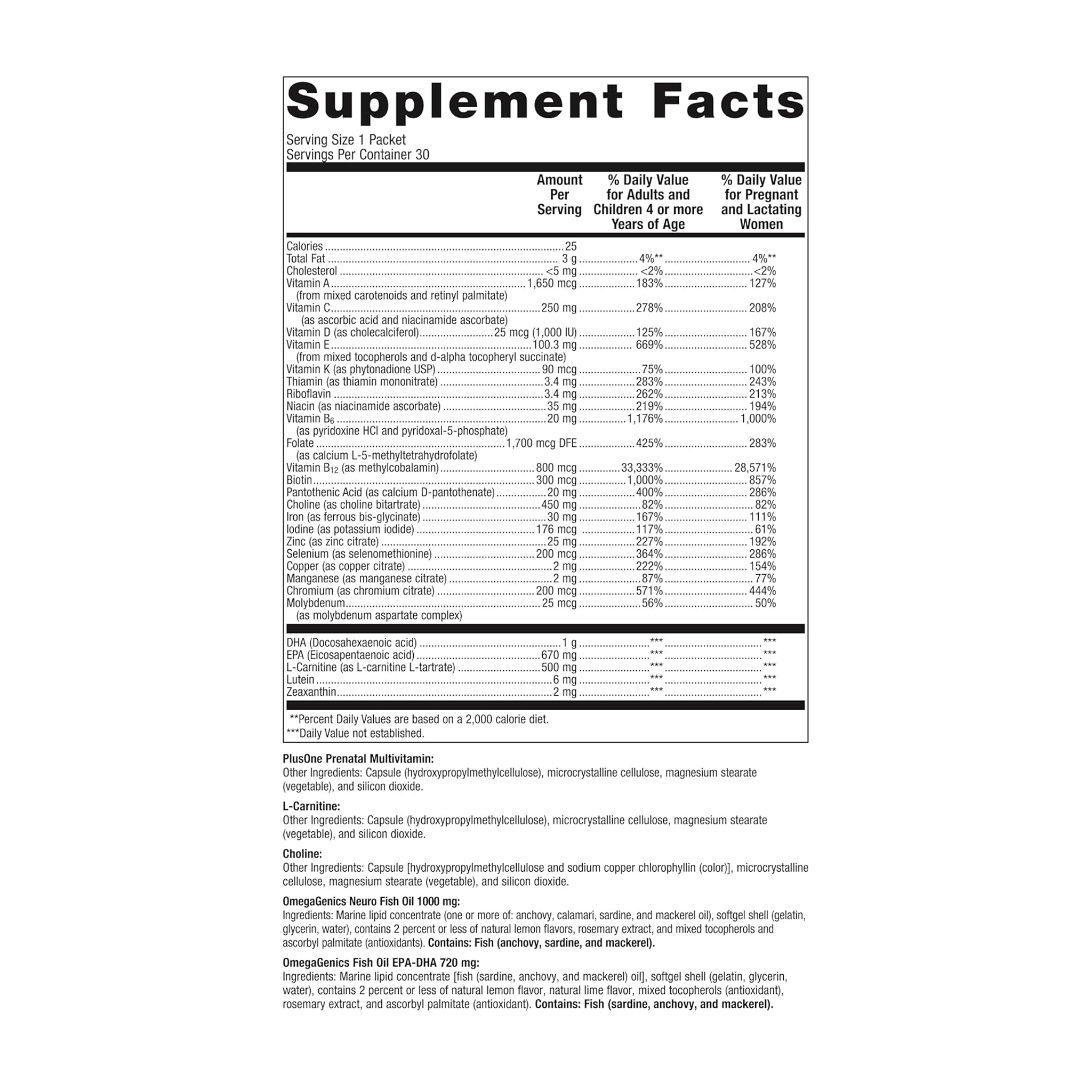 PlusOne Daily Prenatal Packs - Image 3