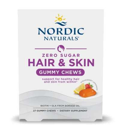 Zero Sugar Hair and Skin Gummy Chews