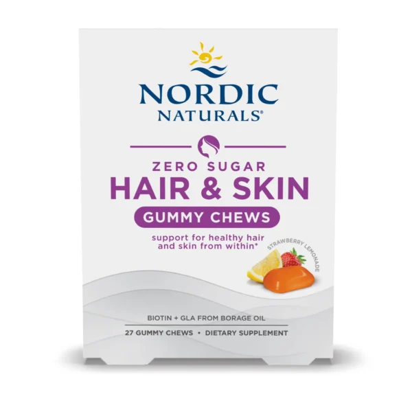 Zero Sugar Hair and Skin Gummy Chews