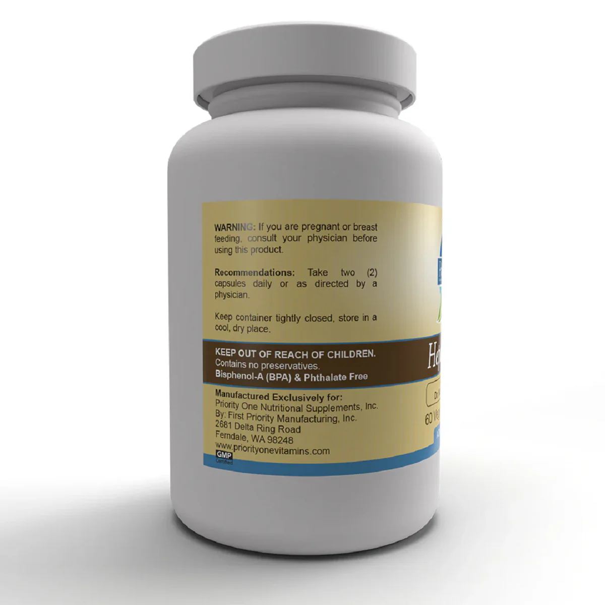 Priority One, Hepa Cleanse 60 Vegetarian Capsules - Image 3