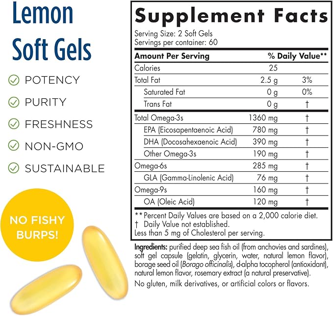 Nordic Naturals ProOmega 3-6-9 120 Soft Gels - Image 2