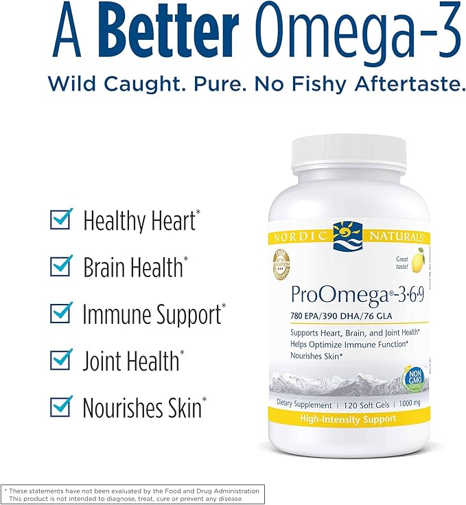 Nordic Naturals ProOmega 3-6-9 120 Soft Gels - Image 3