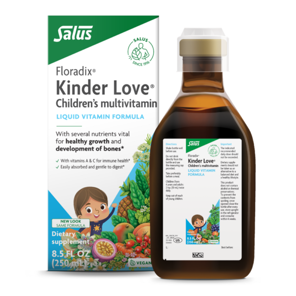 Salus/Floradix Kinder Love Gluten-Free Children's Multivitamin & Herbal Supplement