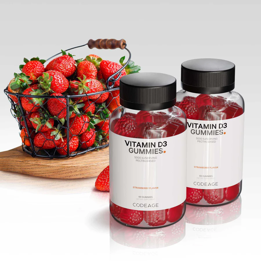 Codeage Vitamin D3 Gummies 5000 IU - 60Gummies - Image 4