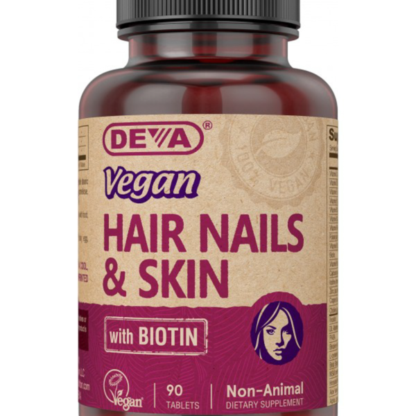 DEVA Vegan Hair Nails & Skin with Biotin